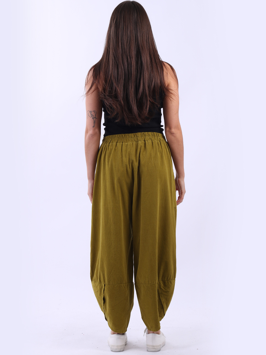 Cotton Tulip Corduroy Trousers