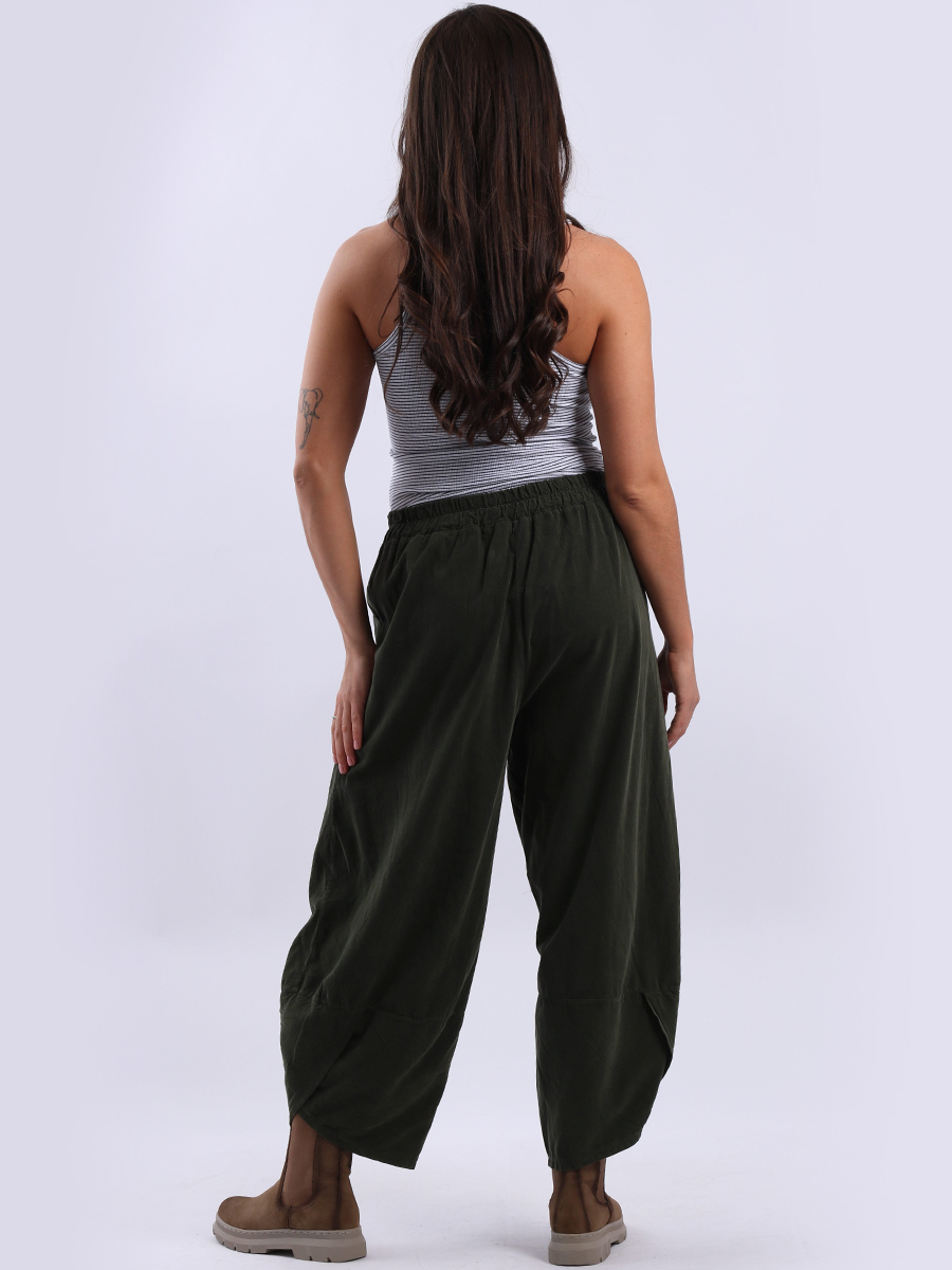 Cotton Tulip Corduroy Trousers