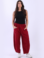 Cotton Tulip Corduroy Trousers