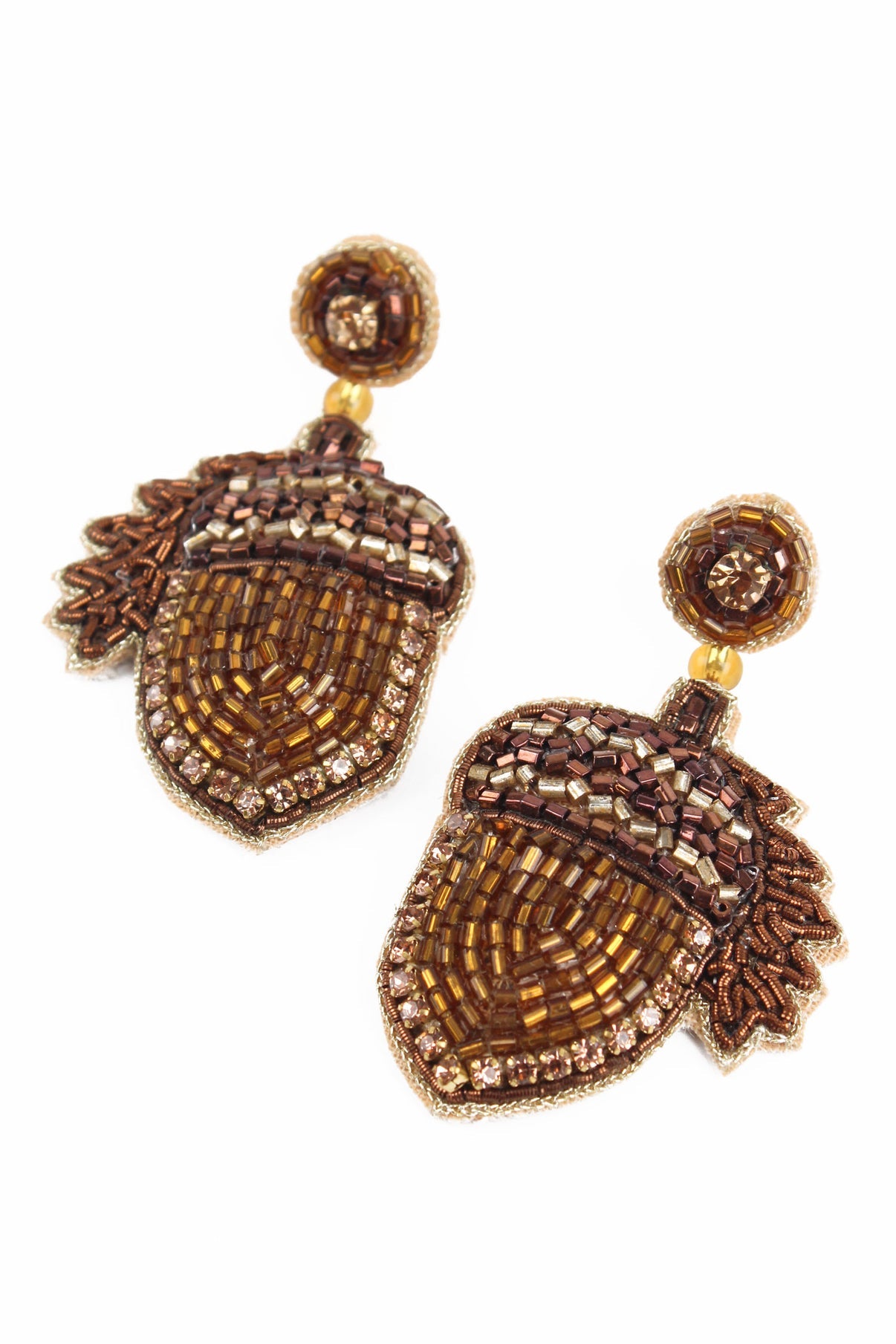 ACORN BEADED DROPS