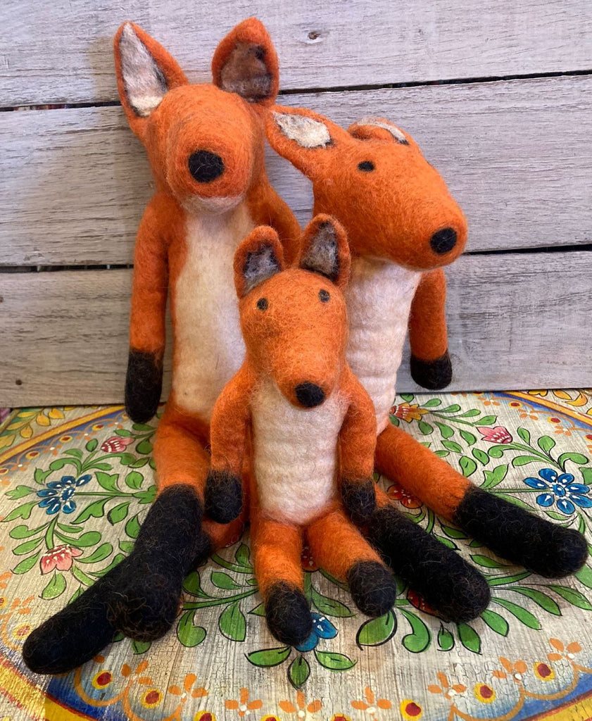 Felt Sitting Fox