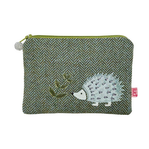 Spiky Hedgehog Purse – Herringbone