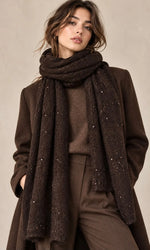 Cashmere Blend Sparkle Scarf