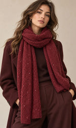 Cashmere Blend Sparkle Scarf