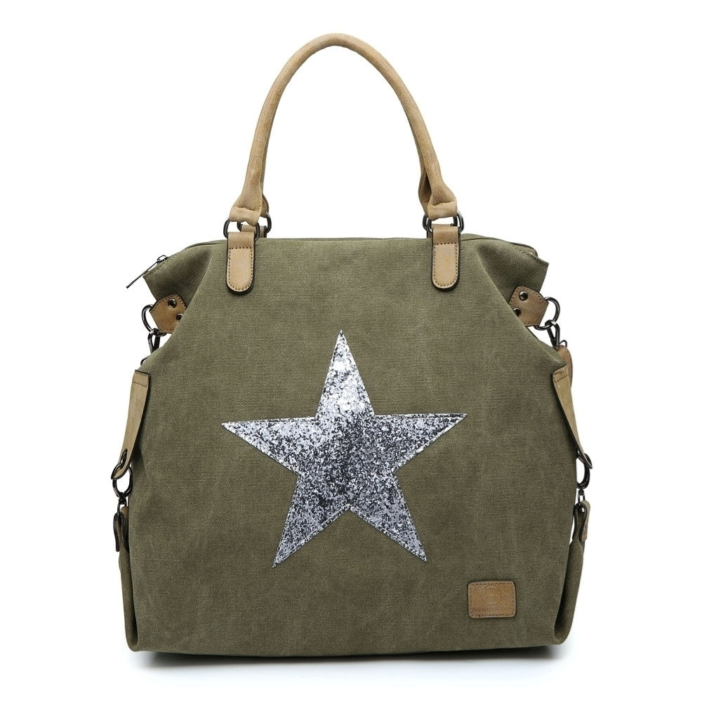 Large Weekender Sparkly Star Bag 2253