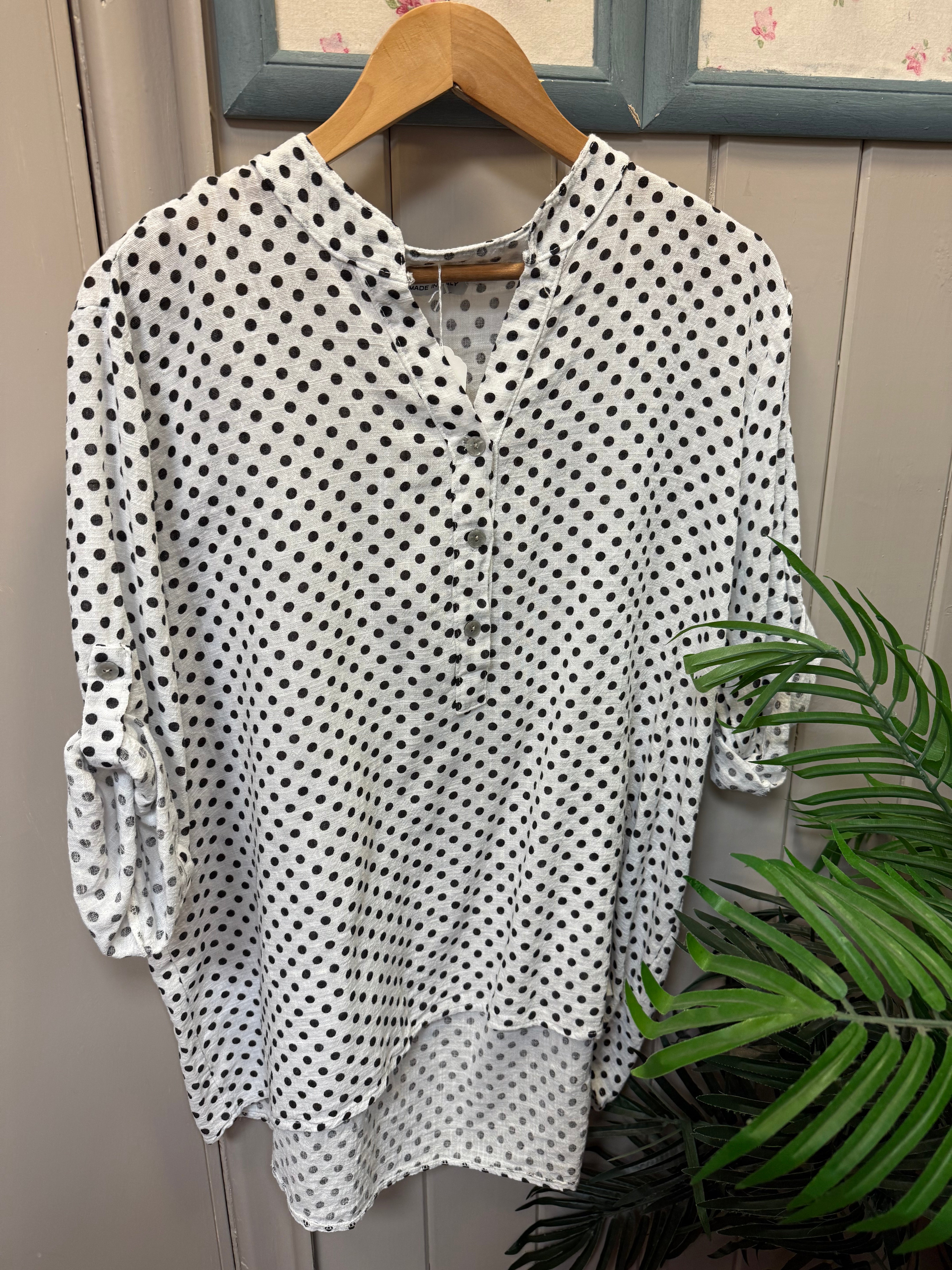 Spotty Cotton Shirt