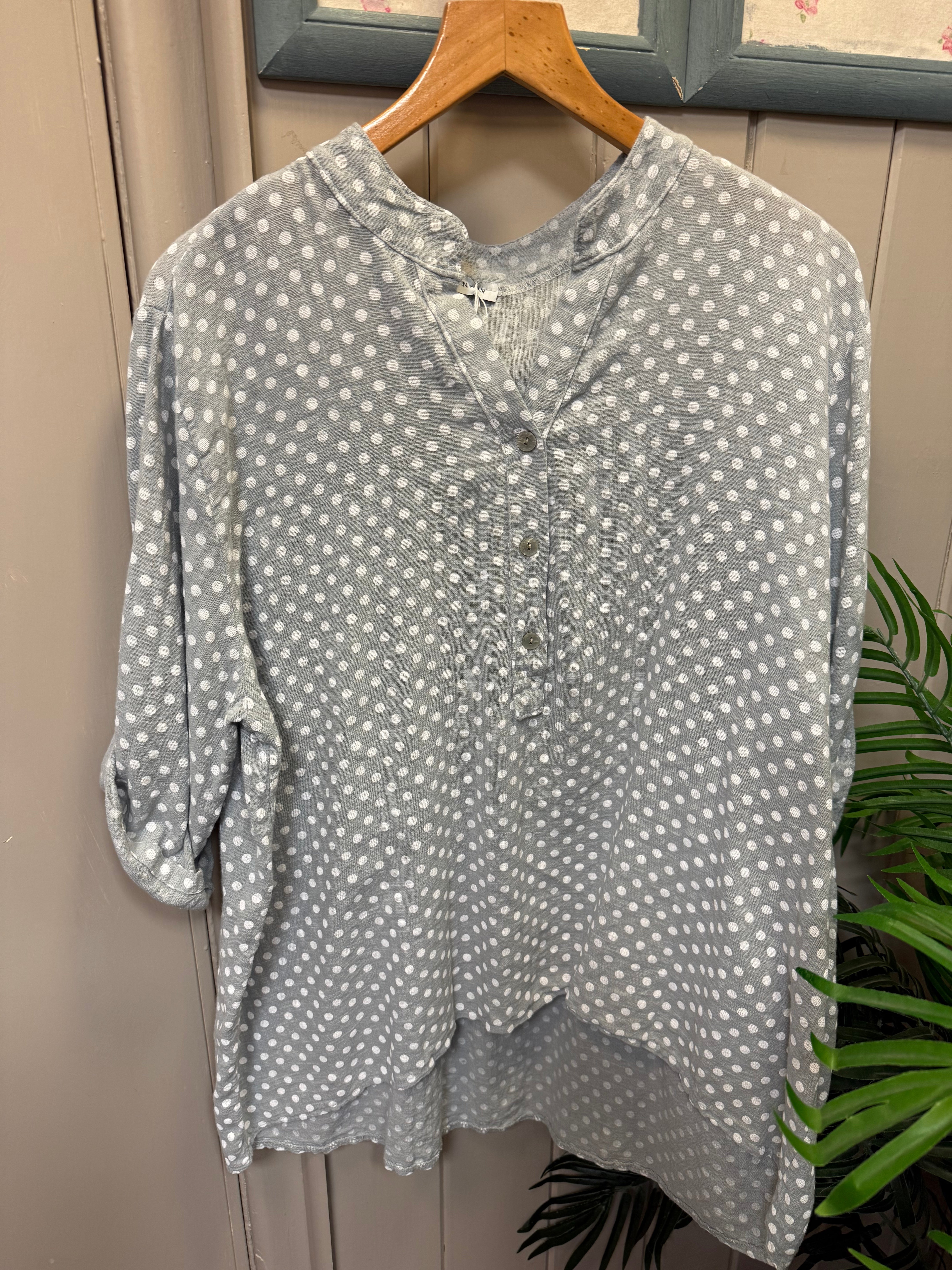 Spotty Cotton Shirt