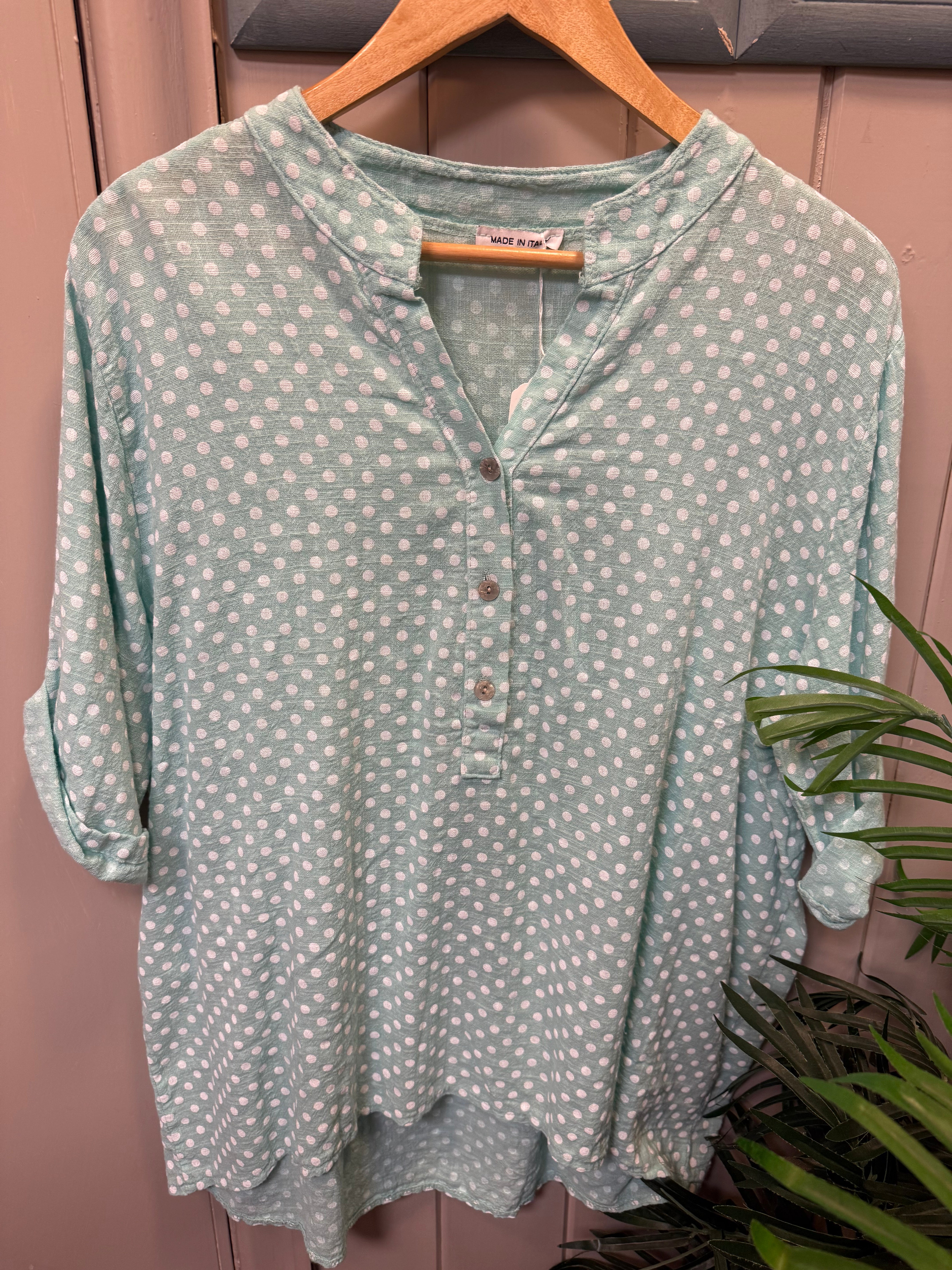 Spotty Cotton Shirt