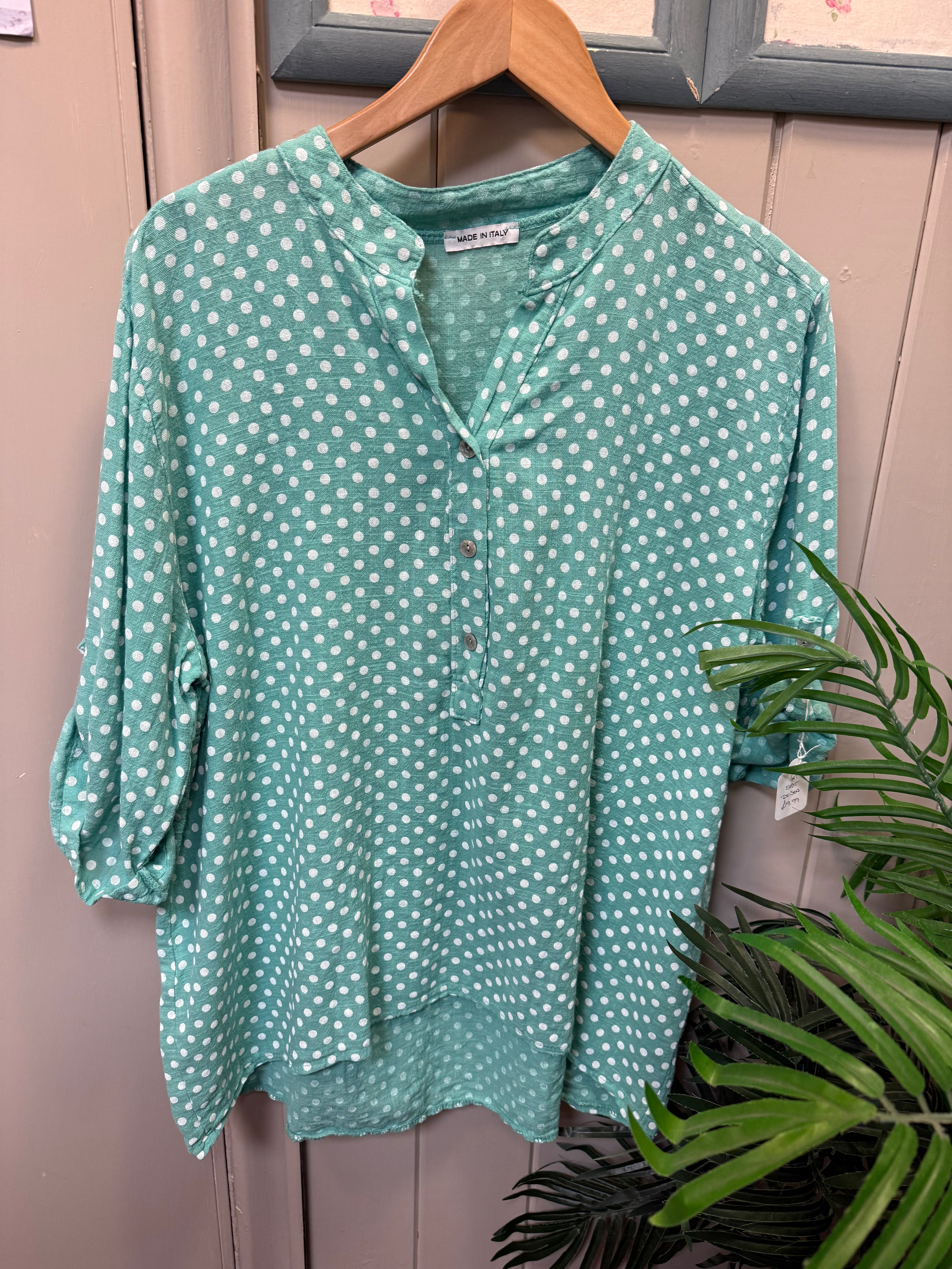 Spotty Cotton Shirt