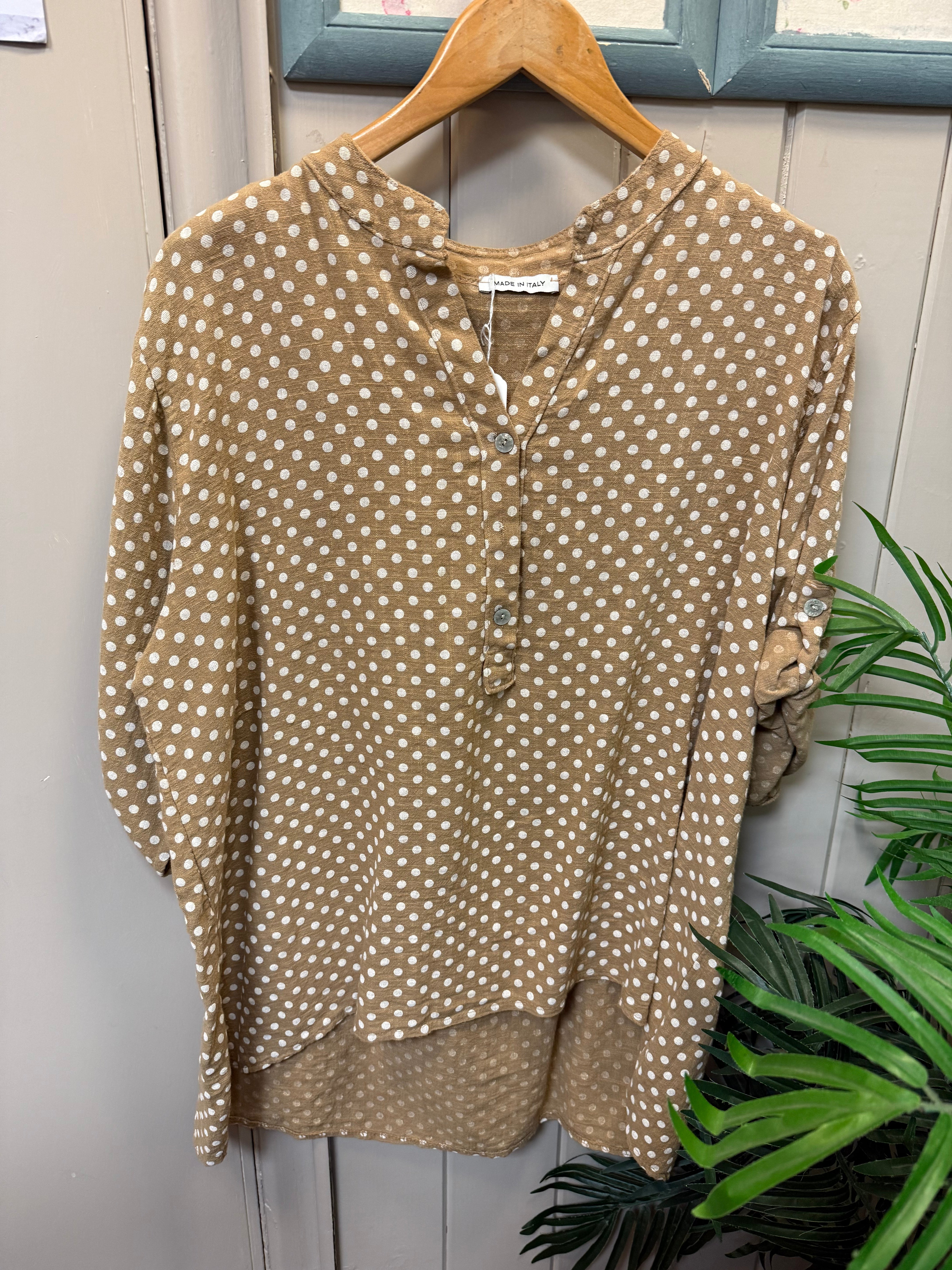 Spotty Cotton Shirt