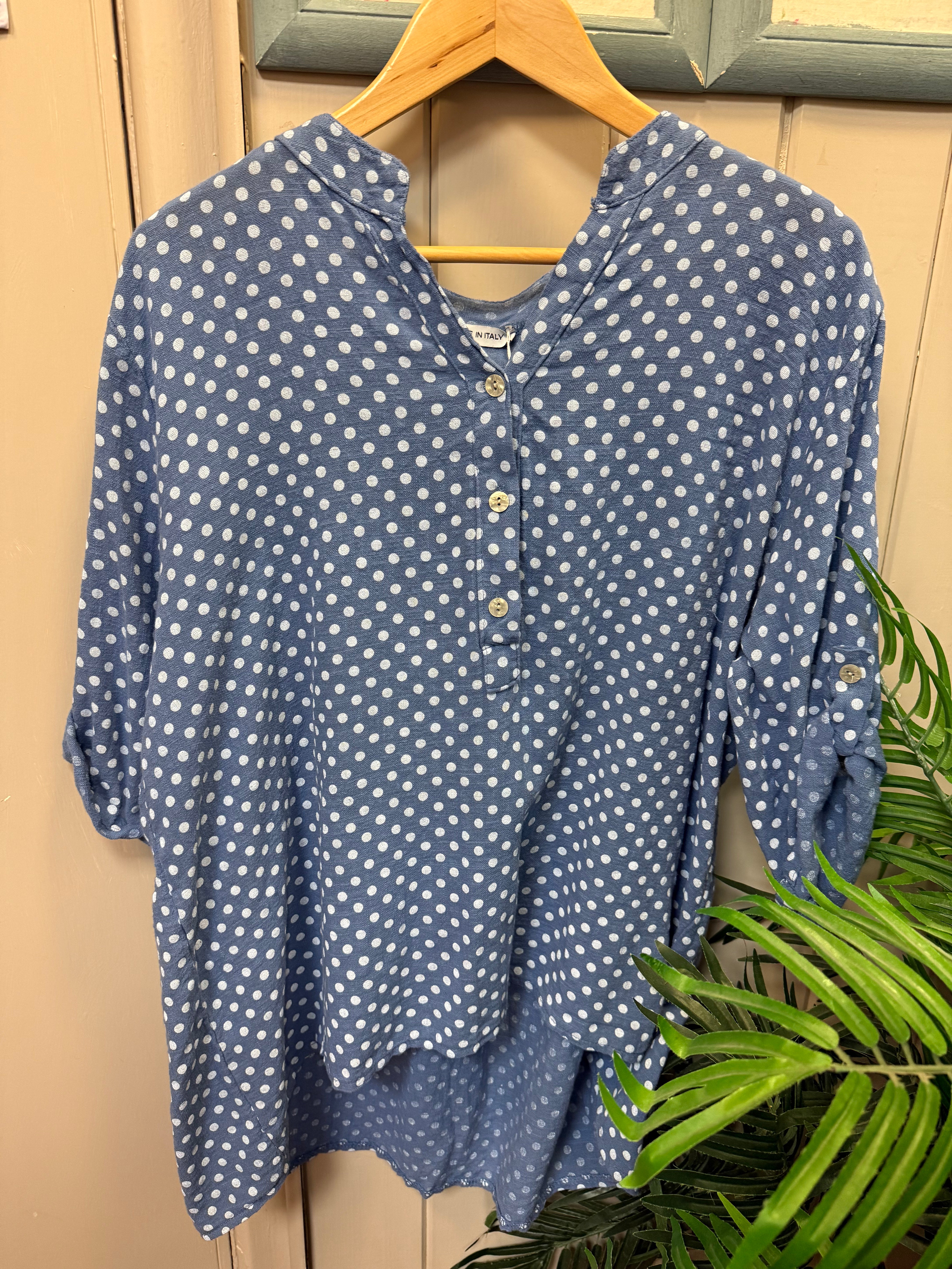 Spotty Cotton Shirt