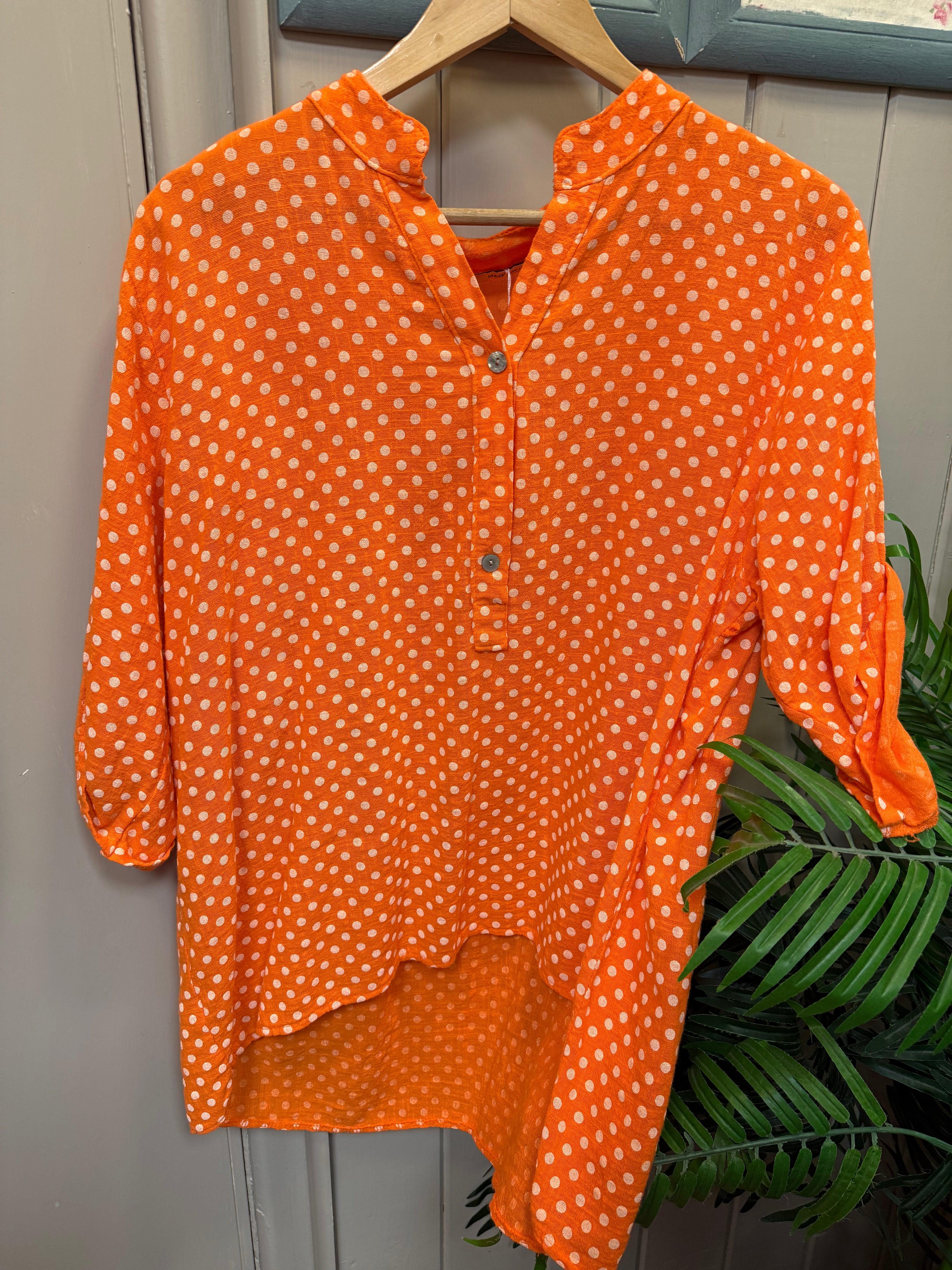 Spotty Cotton Shirt