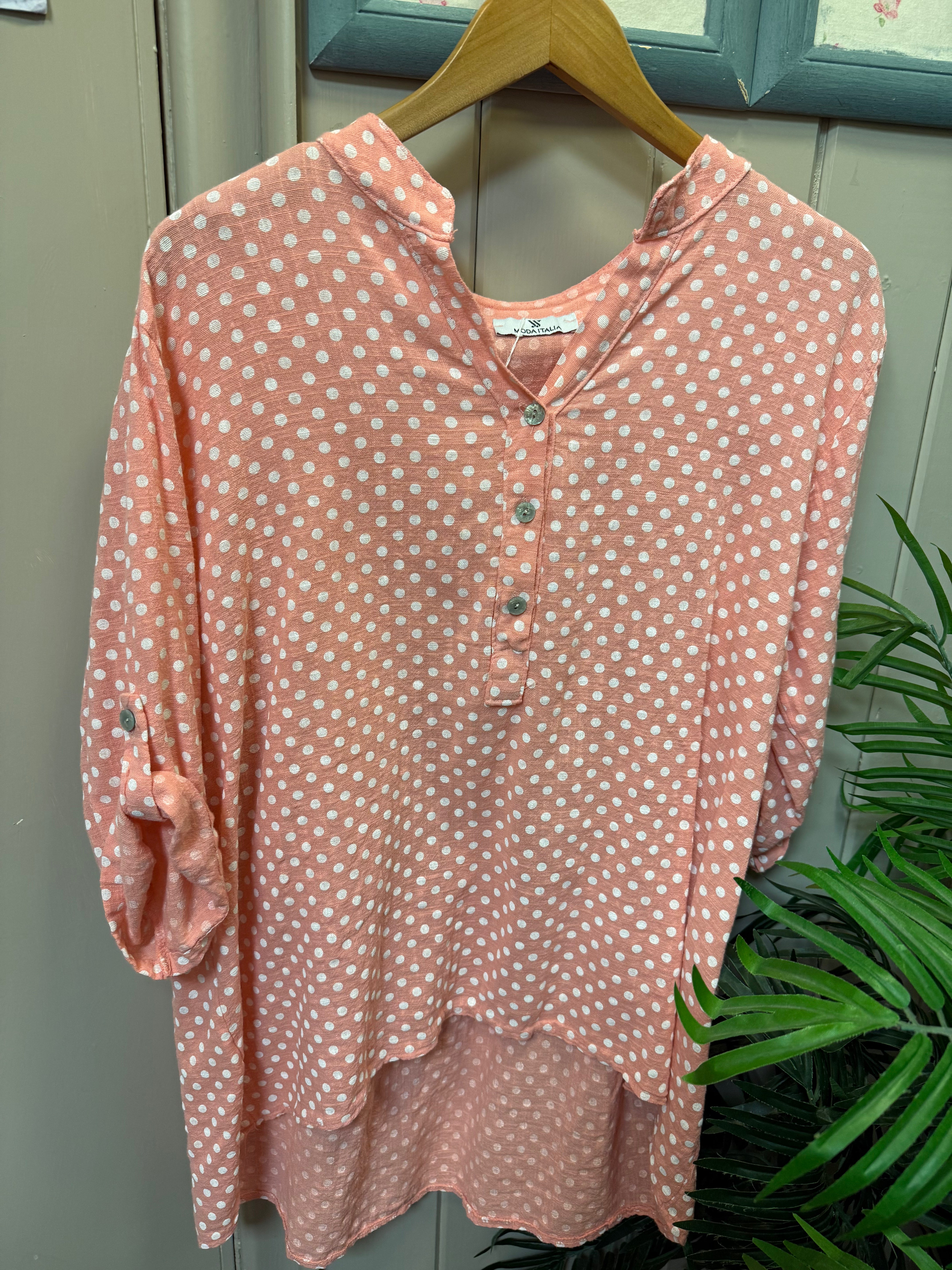 Spotty Cotton Shirt