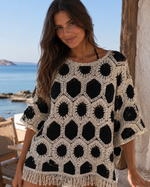 CROCHET SPOTTY PATTERN TOP