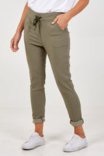 Khaki Magic Stretch Trousers