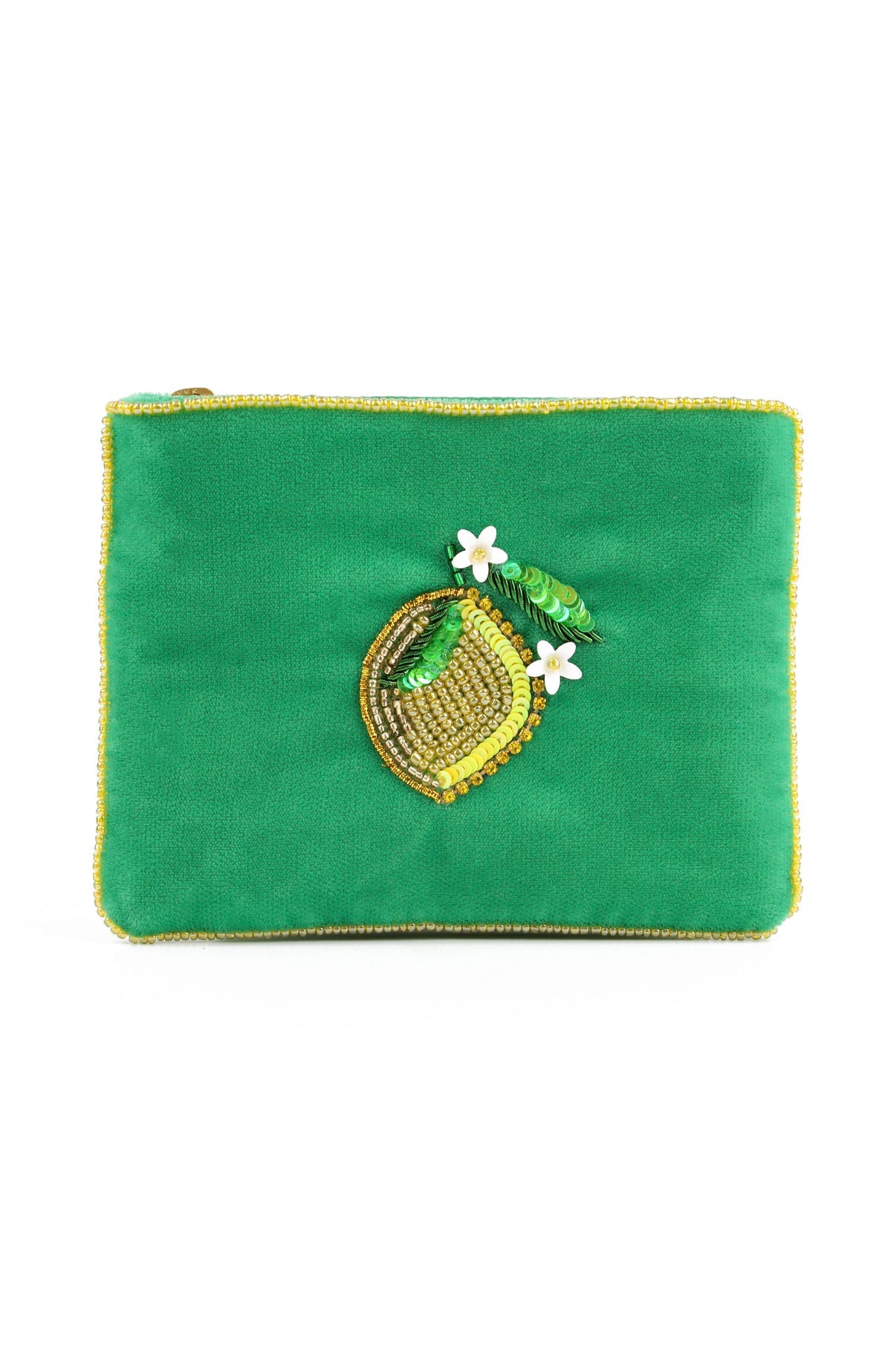 GREEN LEMON YELLOW SMALL POUCH