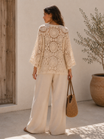PEARL CROCHET CARDIGAN