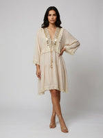 Boho Chic Sequin Fringe Kafatan
