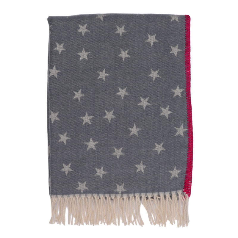 SCARF BLANKET STITCH STARS