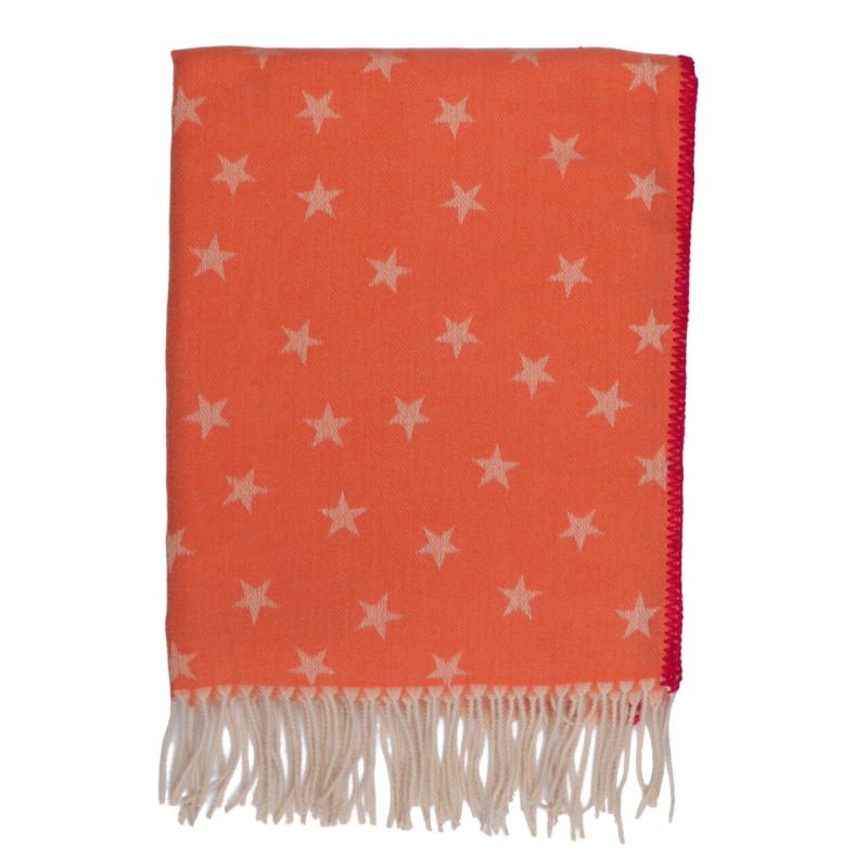 SCARF BLANKET STITCH STARS