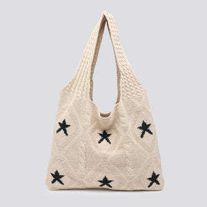Knit Star Shoulder Bag