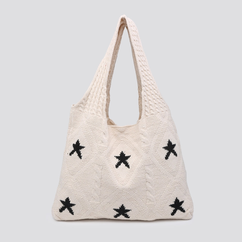 Knit Star Shoulder Bag