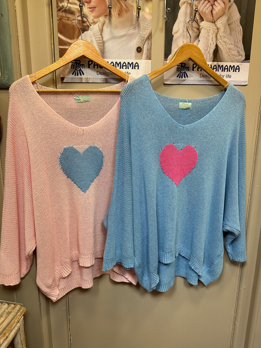 Fine Knit Heart Jumper 911