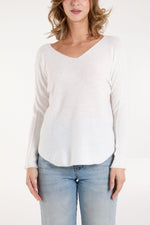 SOFT TOUCH V-NECK JUMPER