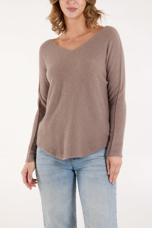 SOFT TOUCH V-NECK JUMPER