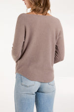 SOFT TOUCH V-NECK JUMPER