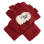 Fingerless Fluffy Sheep Gloves