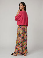 Floral Wide Leg Trouser