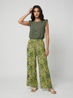 Floral Wide Leg Trouser