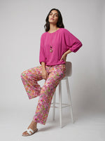 Floral Wide Leg Trouser