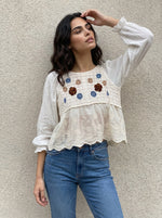 Cropped Bohemian Top