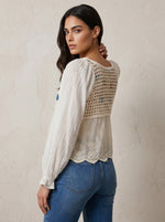 Cropped Bohemian Top