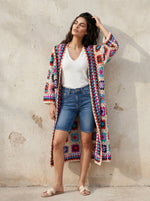 Josephine Crochet Longline Cardigan