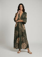 Leaf Print Dress