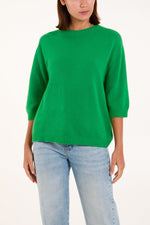 Jade Green Crew Neck Jumper