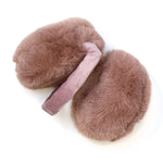 Pink faux fur ear muffs 40754