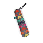 Rainbow heart print recycled umbrella 35012