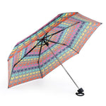 Rainbow heart print recycled umbrella 35012