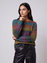 Ombré Horizon Bouclé Knit Jumper