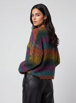 Ombré Horizon Bouclé Knit Jumper