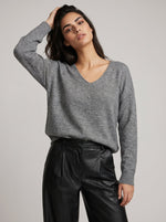 Star Sparkle V-Neck Jumper