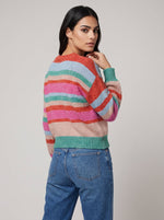 Rainbow Stripe Knit Jumper
