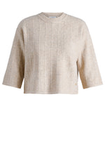 Uvelina Textured Knit Jumper – Dark Sand