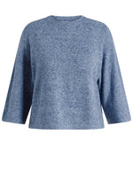 Ulia Shimmer Knit Jumper – Cream or Blue