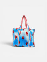 100% Cotton Kantha Quilted Boho Lobster Reversible Tote Bag