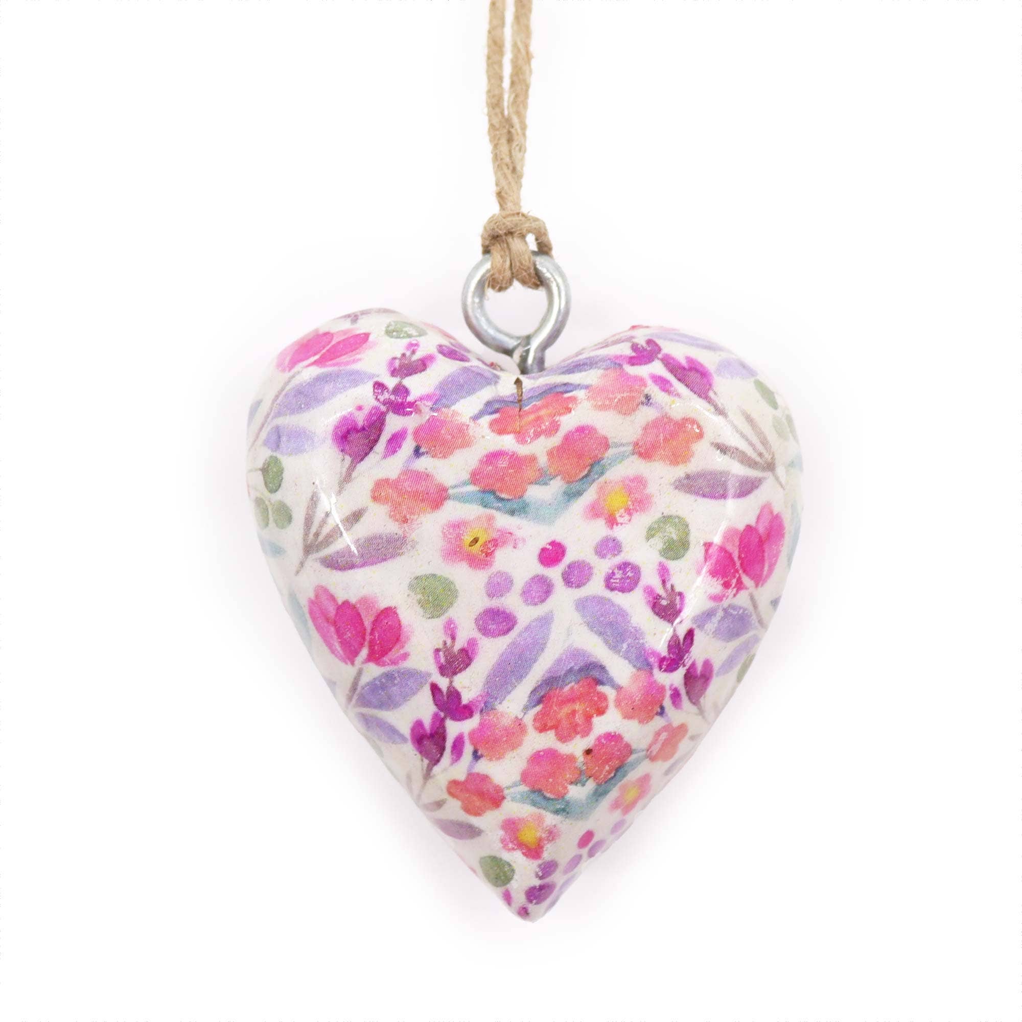 Decor Wood Hearts -  Pretty Floral